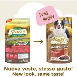 Stuzzy Dog Grain Free Monoprotein Pouch 150 g - Hondenvoer