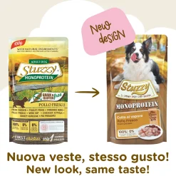 Stuzzy Dog Grain Free Monoprotein Pouch 150 g - Hondenvoer