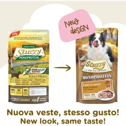 Stuzzy Dog Grain Free Monoprotein Pouch 150 g - Hondenvoer
