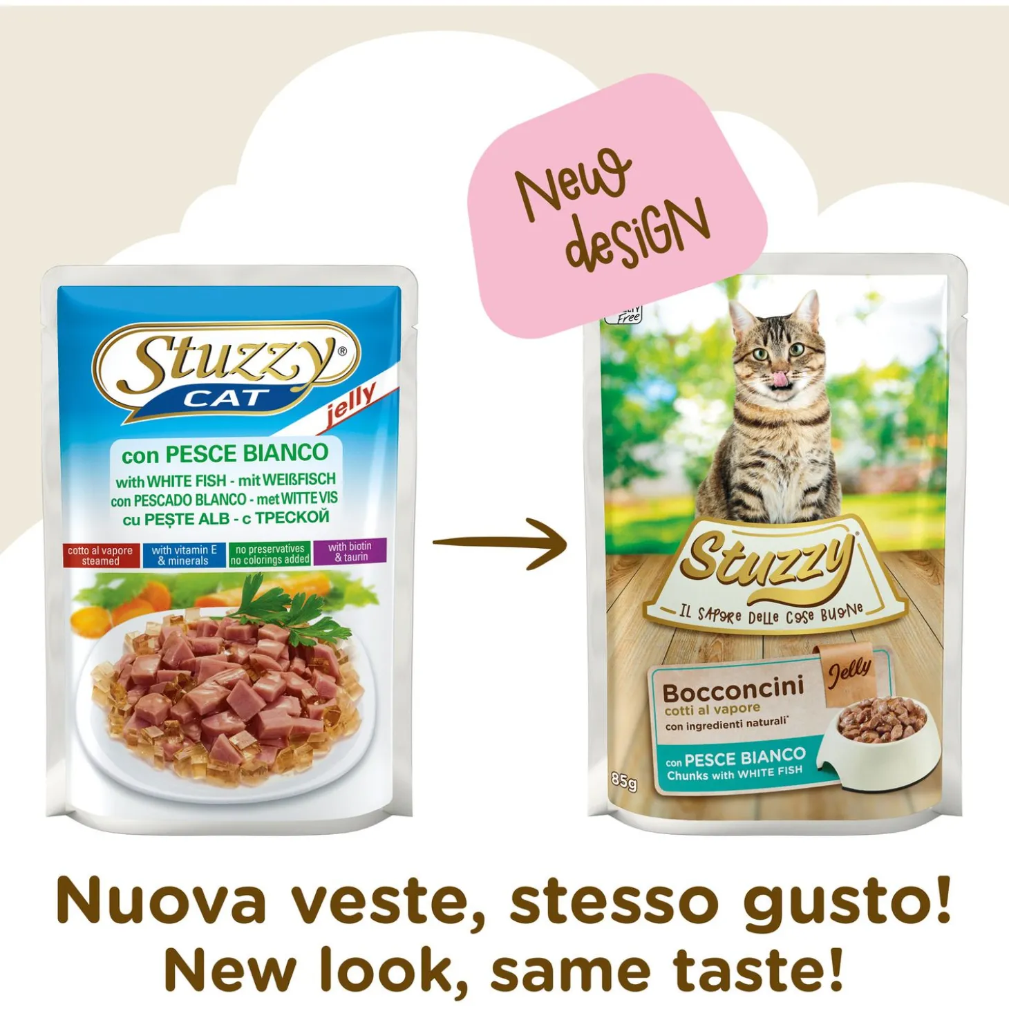 Stuzzy Maaltijdzakjes Bocconcini Jelly 85 g - Kattenvoer