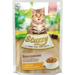 Stuzzy Maaltijdzakjes  Bocconcini Kitten - Kattenvoer - Kip 85 g