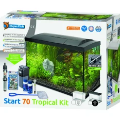 Superfish Aquarium Start 70 Tropical Kit Retro Led 60 l - Aquaria