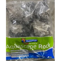 Superfish Aquascape Black Rock - Aquarium - Ornament - 5 kg