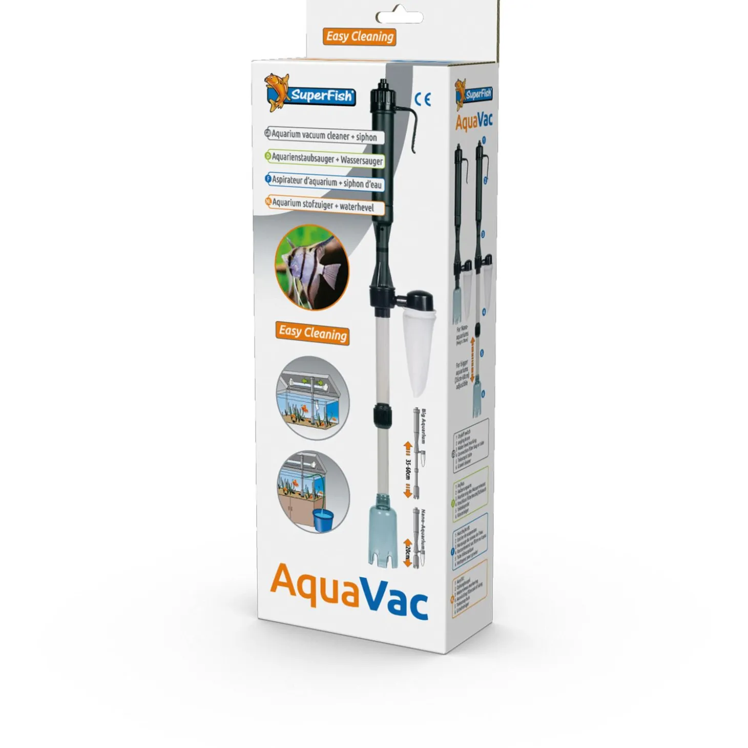 Superfish Aquavac - Aquarium Toebehoren - 11 cm Grijs