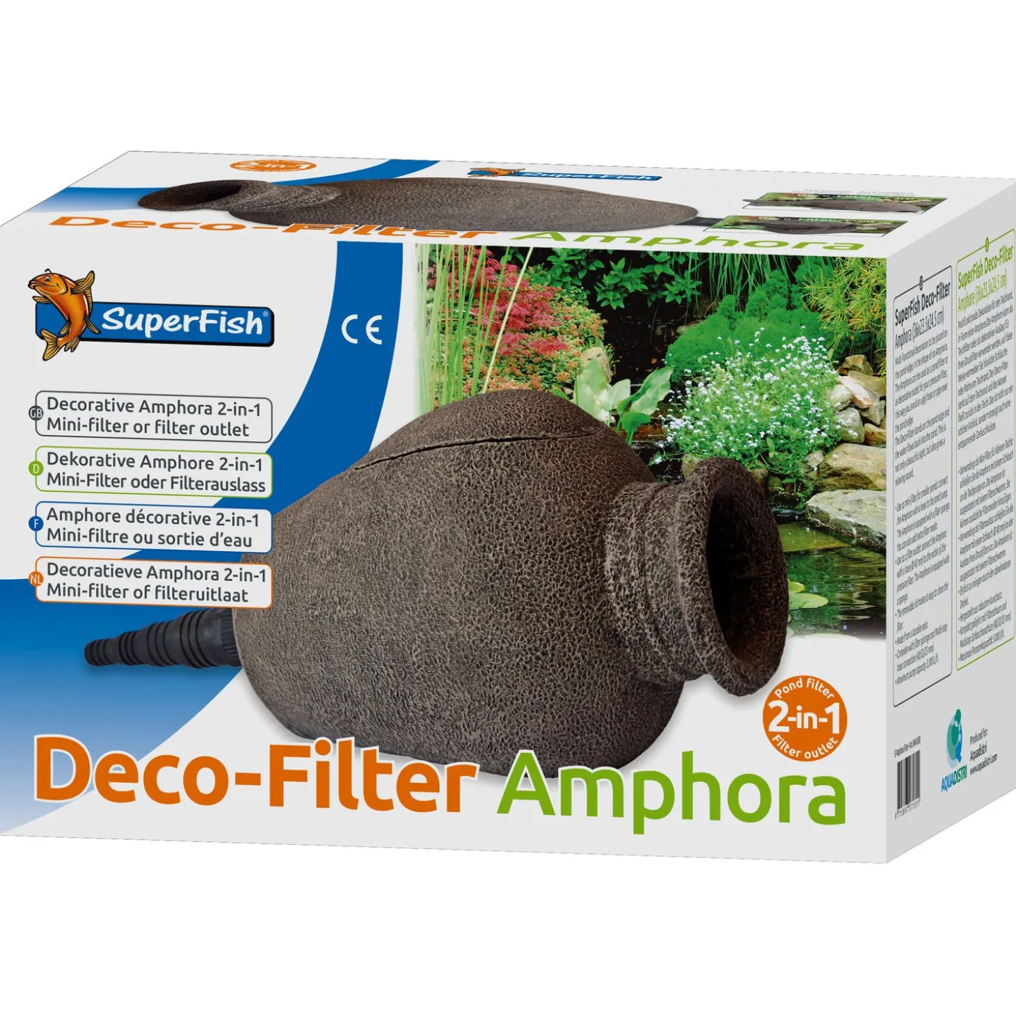 Superfish Deco Amphora Filter - Ornamenten -