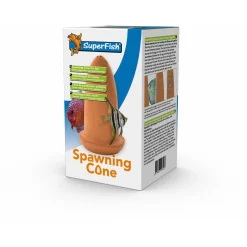 Superfish Discus Kweekkegel - Aquarium Toebehoren - 10x10x17.5 cm Terracotta