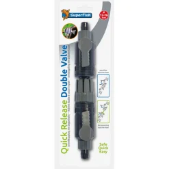 Superfish Dubbelkraan Snelkoppeling - Aquarium Toebehoren - per stuk 12-16mm