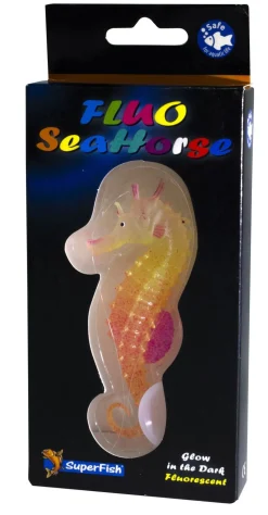 Superfish Fluo Seahorse 18x8x2.5 cm - Aquarium - Ornament