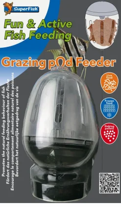 Superfish Grazing Pod Voederautomaat - Automatische voersystemen - Transparant per stuk