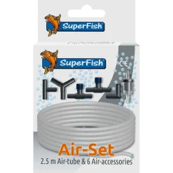Superfish Luchtslang Toebehoren Kit - Beluchting - 12 cm Wit