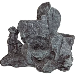 Superfish Scapers Rock 12 Planty - Aquarium - Ornament - 24x14x19 cm Grijs