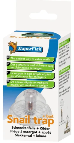 Superfish Slakkenvanger - Aquarium Toebehoren - 5.9x6x10.6 cm Transparant
