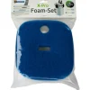 Superfish X Pro Aquarium Buitenfilter 1000 Schuimset - Filtermateriaal - Blauw Wit 3 stuks