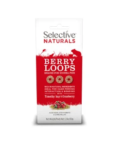Supreme Selective Naturals Berry Loops - Knaagdiersnack - 80 g