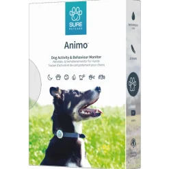 Sure Petcare Animo Gedragsmonitor Voor Honden - Activiteitentracker - 37 cm 22 g Grijs