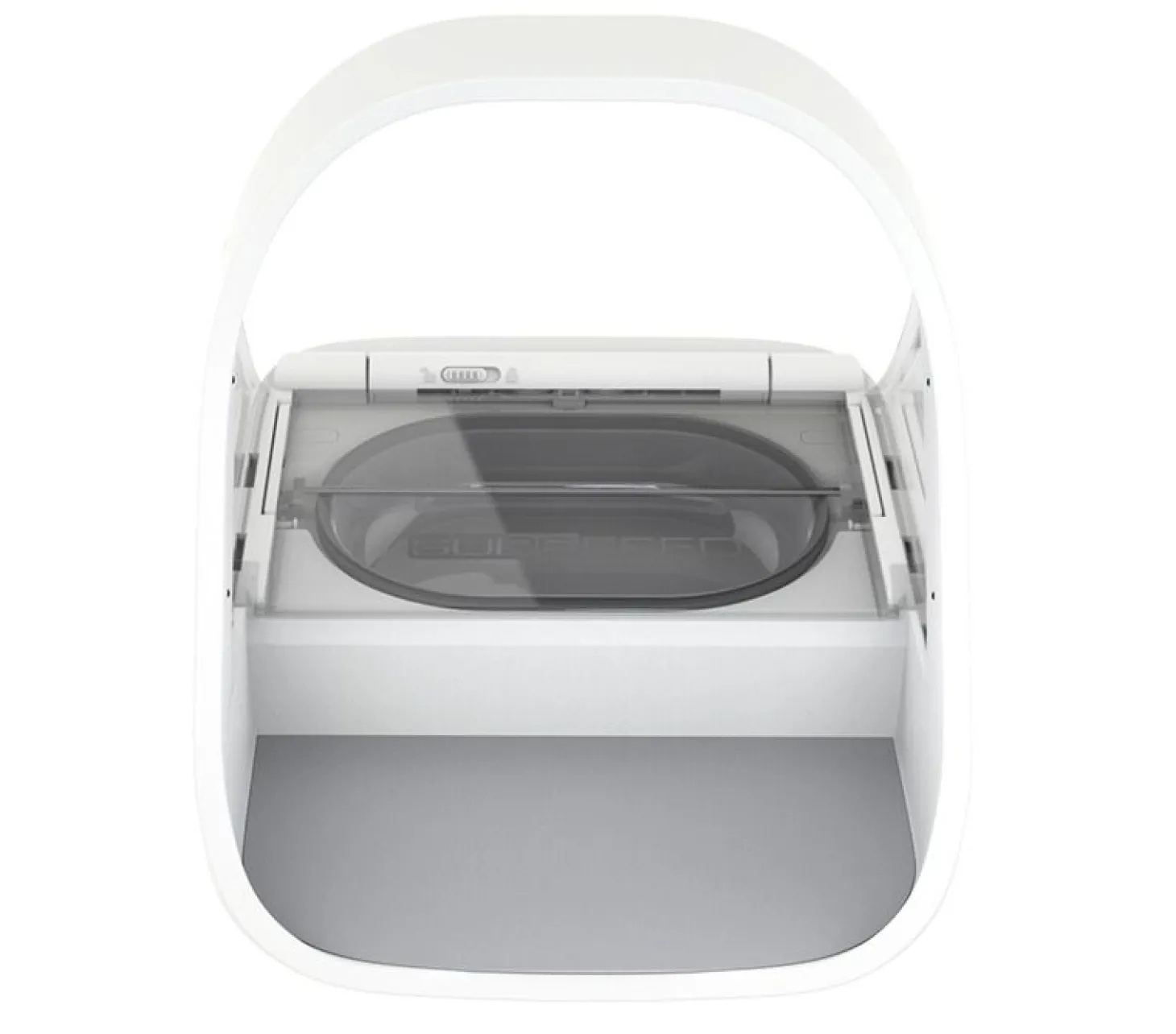 Surefeed Microchip Petfeeder Voerbak - Kattenvoerbak - 31x23x21.5 cm Wit