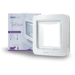 Sureflap Dierenluik Microchip M - Kattenluik - 28x7x26 cm Wit