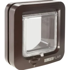 Sureflap Microchip Kattenluik - Kattenluik - 22x13x25 cm Bruin