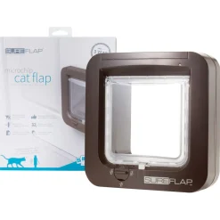 Sureflap Microchip Kattenluik - Kattenluik - 22x13x25 cm Bruin