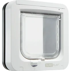 Sureflap Microchip Kattenluik - Kattendeur - Grijs Wit