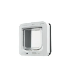 Sureflap Microchip Kattenluik - Kattendeur - Grijs Wit