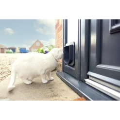 Sureflap Microchip Kattenluik - Kattendeur - Grijs Wit