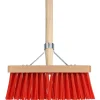 Talen Tools Bezem Met Steel - Reiningingsgereedschap - 28 cm Rood