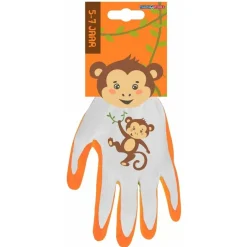 Talen Tools Handschoen Aap - Kinderhandschoen - Oranje 5-7 Jaar