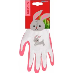 Talen Tools Handschoen Konijn - Kinderhandschoen - Roze 5-7 Jaar