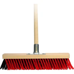 Talen Tools X-Bezem Buiten Met Steel - Reiningingsgereedschap - Rood