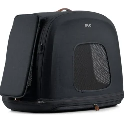 Tavo Pets Crispin Autostoel - Hondenautoaccessoire - 55x45x75 cm Zwart Zwart