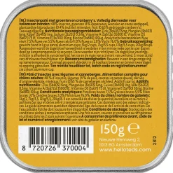 Teds Kuipje Adult Insect Hypoallergeen - Hondenvoer - Insecten 150 g