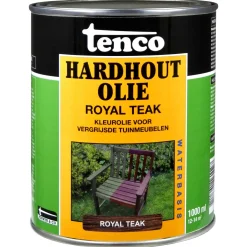 Tenco Hardhoutolie - Tuinbeits - 1 l Teak Transparant