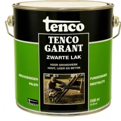 Tenco Tencogarant Lak - Zuur- en Alkalibestendige verf - 2.5 l Zwart Dekkend