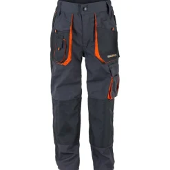Terra Trend Job Heren Werkbroek - Werkkleding - Donkergrijs Zwart Oranje D Gr /Zw/Or 46