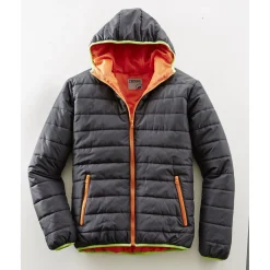 Terrax Herenjas Met Capuchon Zwart&Lime - Werkkleding