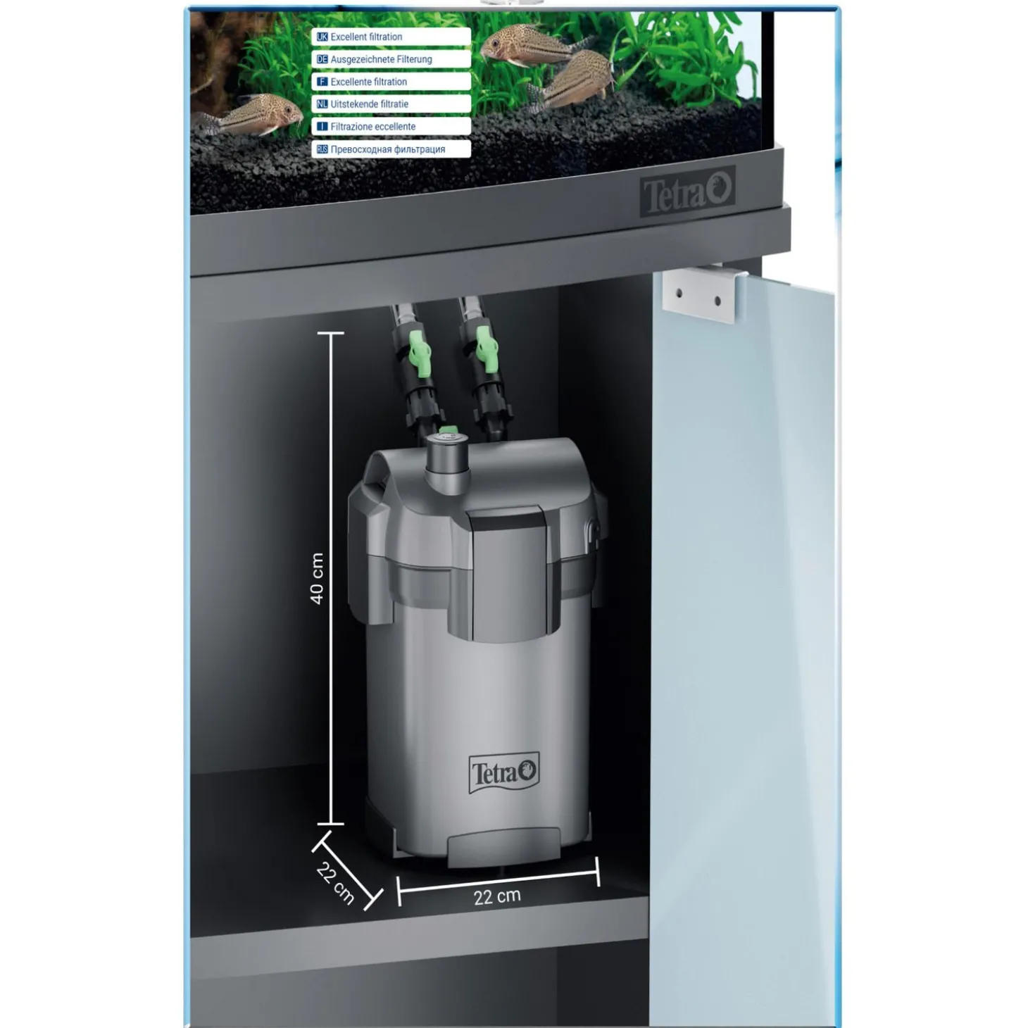 Tetra Ex Buitenfilter 700 Plus - Aquariumfilter - 100 - 200 L