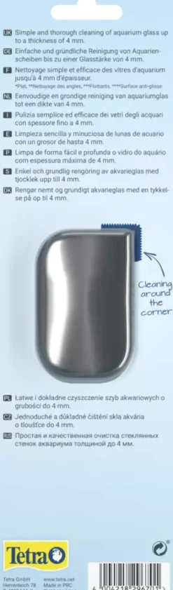 Tetra Magnet Cleaner Flat Blauw - Algenmagneet