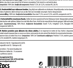 Timo Hert Schenkelbot - Hondensnacks - Hert 2 stuks