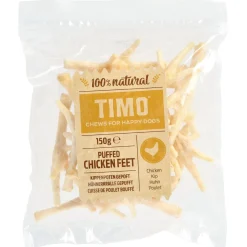 Timo Kippenpoten Vriesdroog Gepoft - Hondensnacks - 150 g