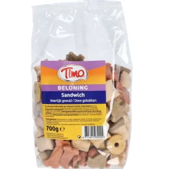 Timo Koekjes Sandwich Mix - Hondensnacks - 700 g