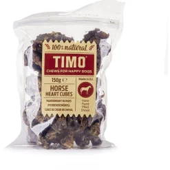 Timo Paardenhart Blokjes - Hondensnacks - Paardenvlees 150 g