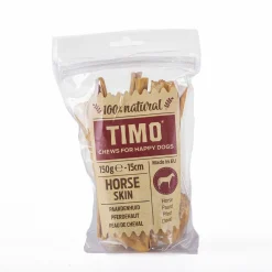 Timo Paardenhuid - Hondensnacks - Paardenvlees 15 cm 150 g