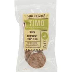 Timo Pure Meat Coins - Hondensnacks - Eend 5.2 cm 10 stuks
