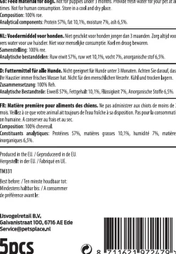 Timo Ree-Oren - Hondensnacks - 5 stuks