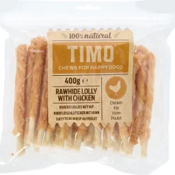 Timo Runder Lollies Met Kip - Hondensnacks - 12 cm 400 g