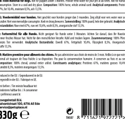 Timo Trainers Paardenvlees - Hondensnacks