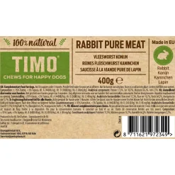 Timo Vleesworst Konijn - Hondensnacks
