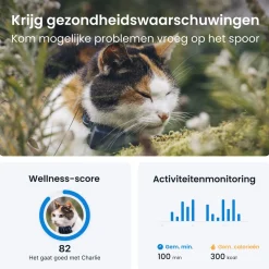 Tractive Gps Cat Mini - Kattenlocatievinder - 5.5x2.8x1.7 cm Dark Navy Geschikt Voor Katten ><noscript><img width=