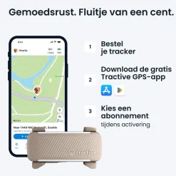 Tractive Gps Tracker Dog 6 - Activiteitstracker - Bruin